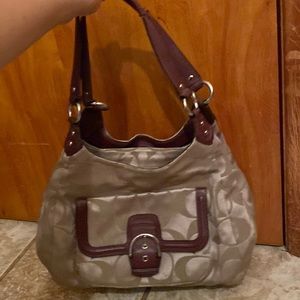 Coach purse. Hobo bag.